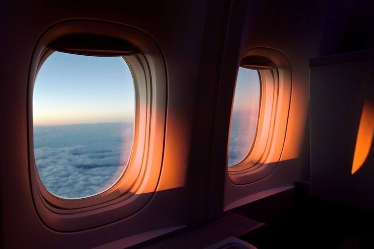 airplane window